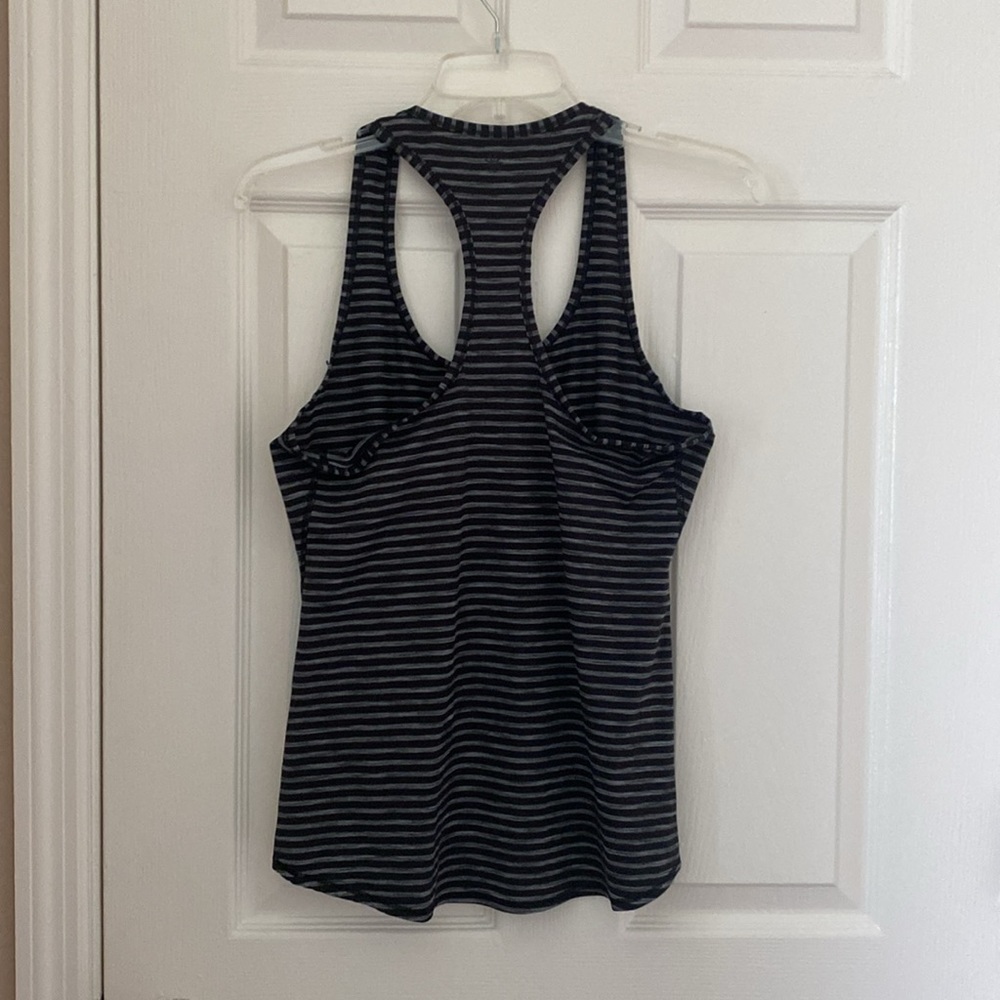 Athleta Racerback Striped Tank - Picture 3 of 11